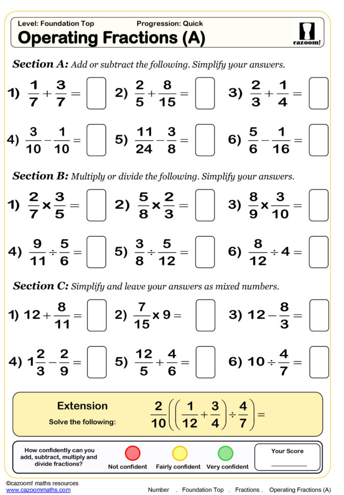 Year 8 Maths Worksheets  Cazoom Maths Worksheets