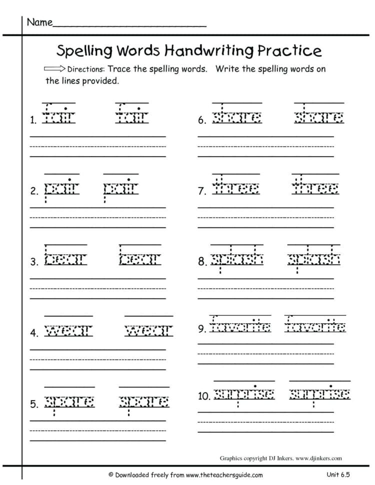 Year 9 Spelling Worksheets – Fiestaprintco