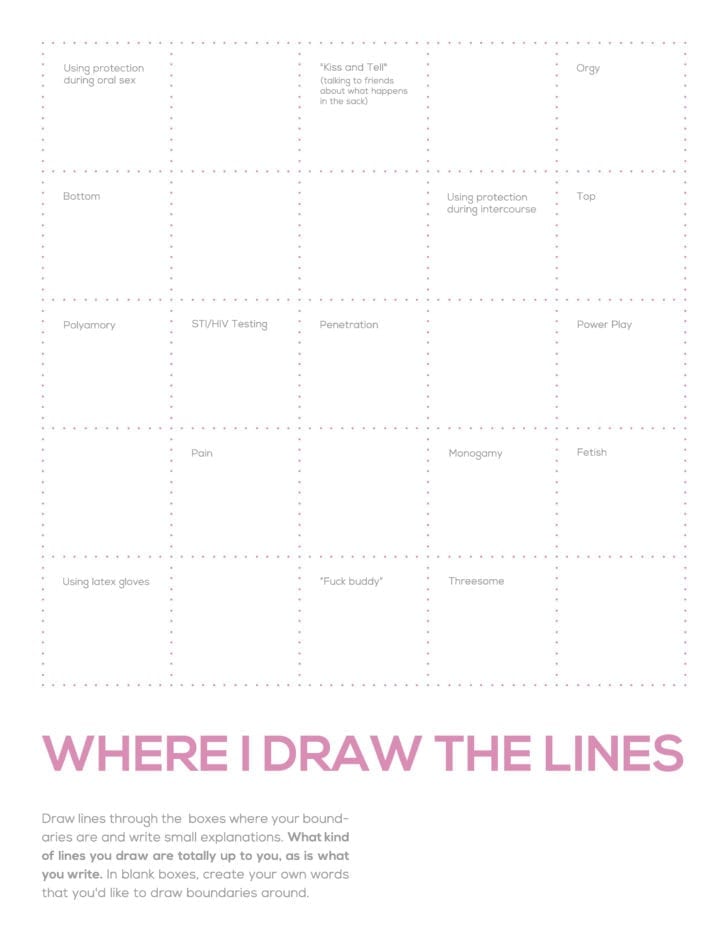 Marriage Boundaries Worksheet