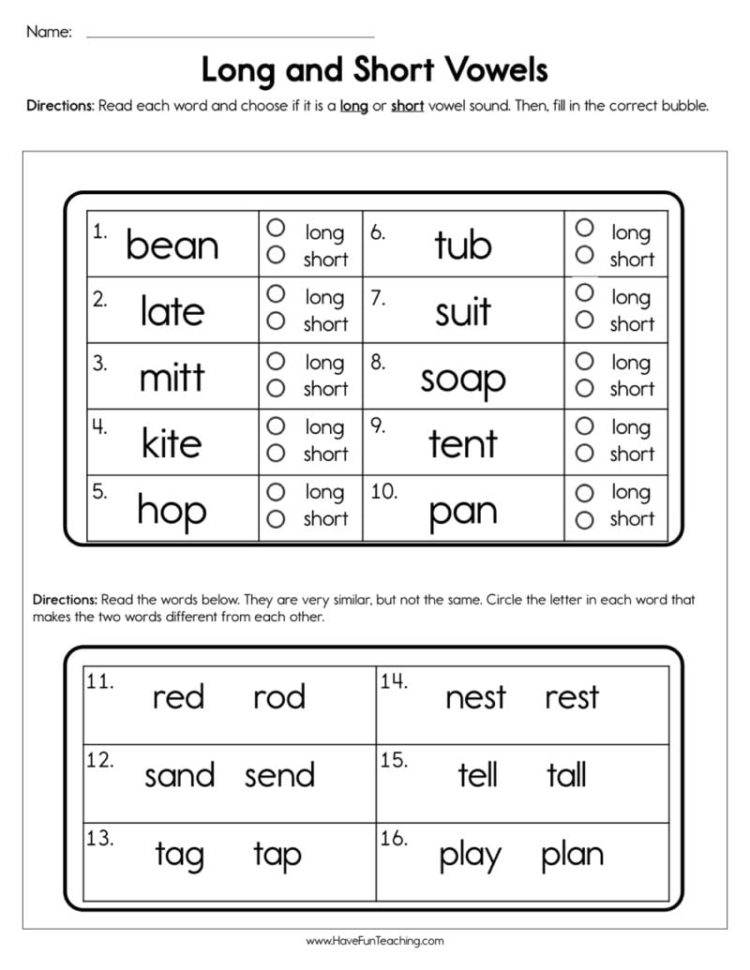 You Searched For Long Vowels  Page 2 Of 4  Have Fun Teaching